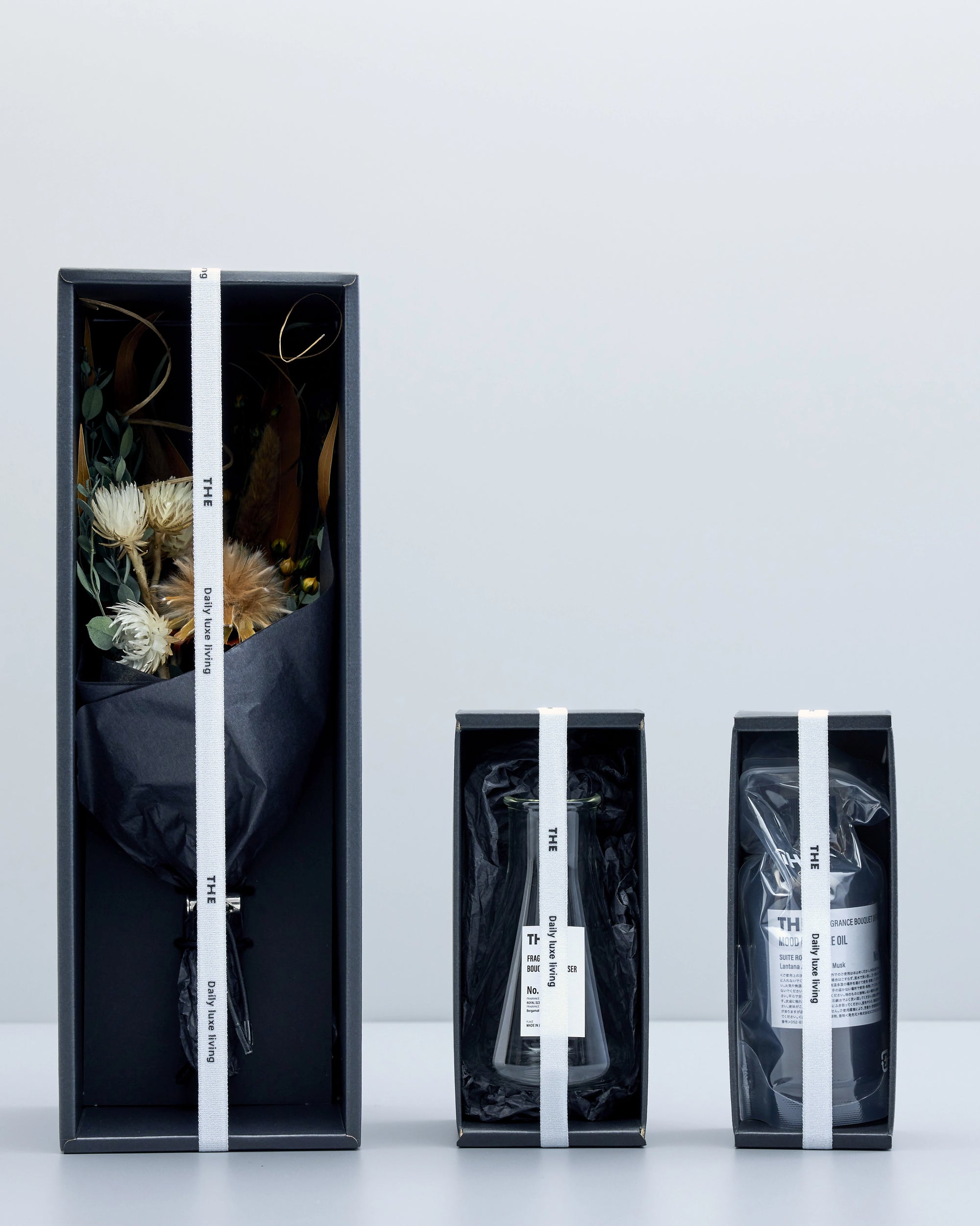 【3点SET】フラワーブーケディフューザー＋パフュームオイル100mlセット　No.22 ROYAL SCENT